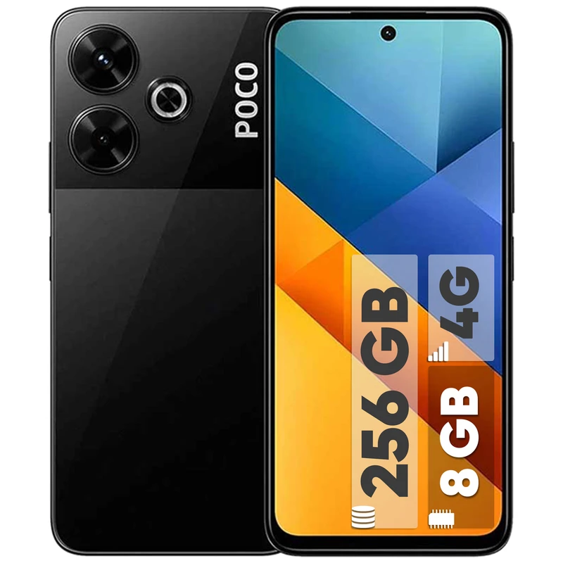 گوشی شیائومی (4G)Poco M6 حافظه 256 رم 8